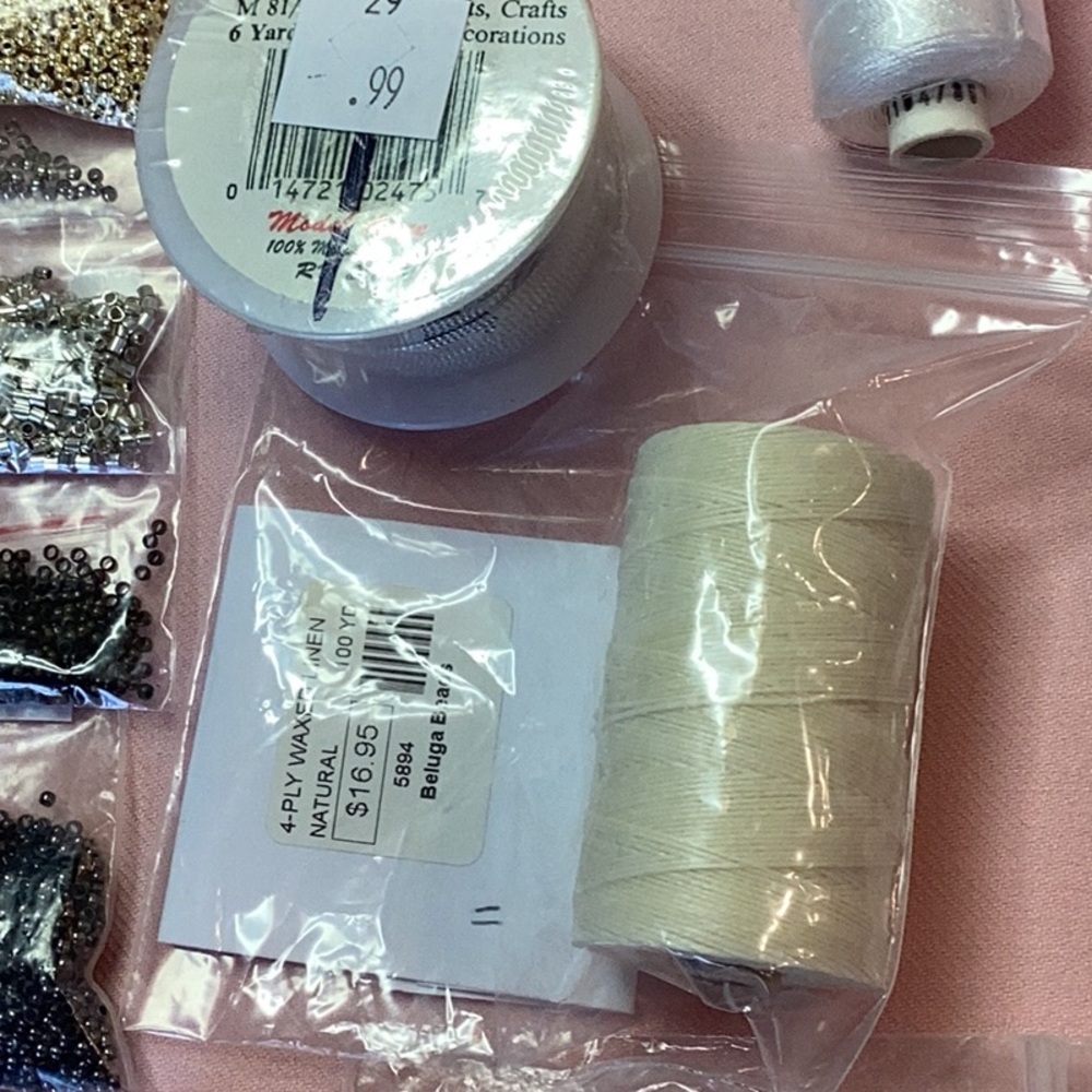 Lot #82 Jewelry Making Spacers, ER Hooks, Crimps & Covers + More - Picture 8 of 9